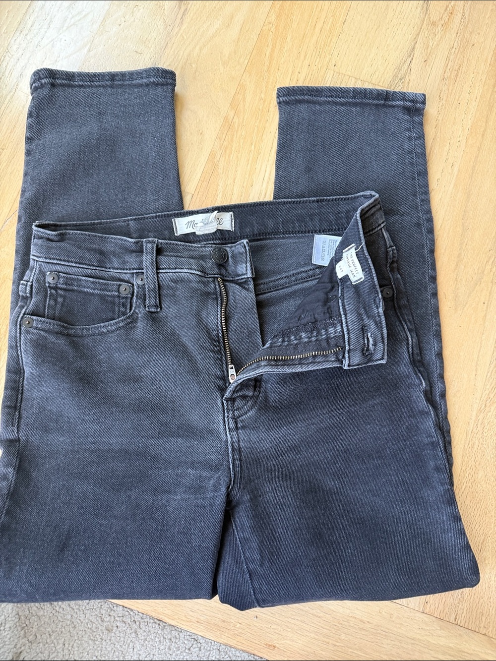Madewell the perfect vintage Jeans in Washed Charcoal